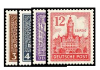 S B Z 1946 Mi.-Nr. 150-155 X - postfrisch