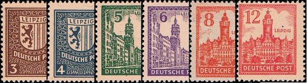 S B Z 1946 Mi.-Nr. 156-161 x - postfrisch