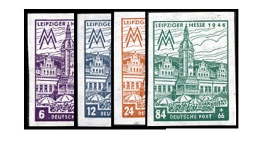 S B Z 1946 Mi.-Nr. 162-165 BX - postfrisch