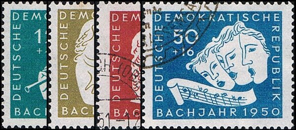 DDR 1950 Mi.-Nr. 256-259 - gestempelt
