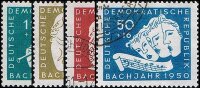 DDR 1950 Mi.-Nr. 256-259 - gestempelt