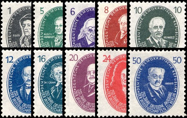 DDR 1950 Mi.-Nr. 261-270 - postfrisch