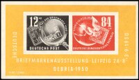 DDR 1950 Block 7 - postfrisch