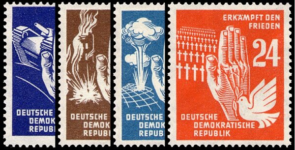 DDR 1950 Mi.-Nr. 276-279 - postfrisch