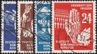DDR 1950 Mi.-Nr. 276-279 - gestempelt