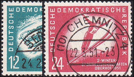 DDR 1951 Mi.-Nr. 280-281 - gestempelt