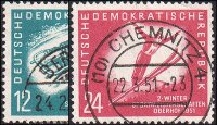 DDR 1951 Mi.-Nr. 280-281 - gestempelt