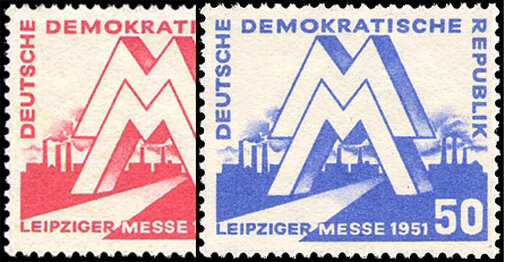 DDR 1951 Mi.-Nr. 282-283 - postfrisch