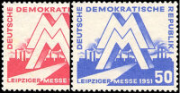 DDR 1951 Mi.-Nr. 282-283 - postfrisch