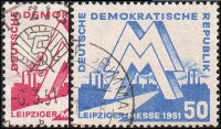 DDR 1951 Mi.-Nr. 282-283 - gestempelt