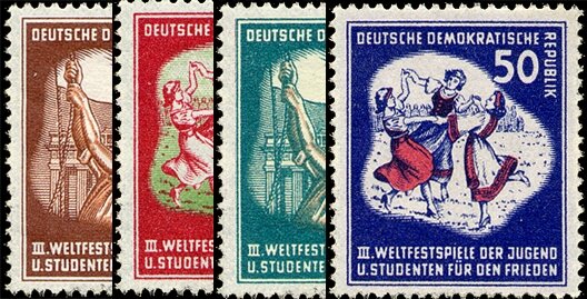 DDR 1951 Mi.-Nr. 289-292 - postfrisch