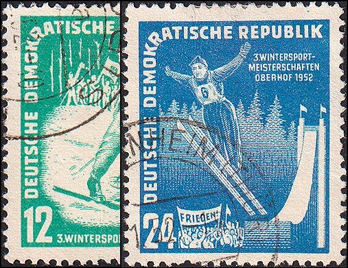 DDR 1952 Mi.-Nr. 298-299 - gestempelt