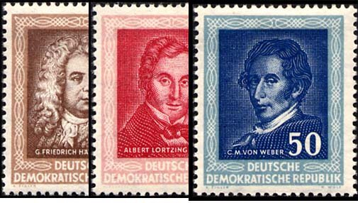 DDR 1952 Mi.-Nr. 308-310 - postfrisch