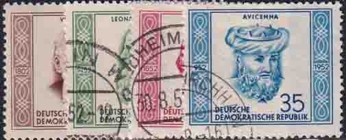 DDR 1952 Mi.-Nr. 311-314 - gestempelt