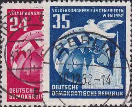 DDR 1952 Mi.-Nr. 320-321 - gestempelt