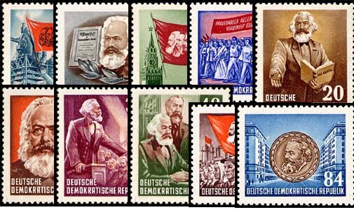 DDR 1953 Mi.-Nr. 344-353 - postfrisch