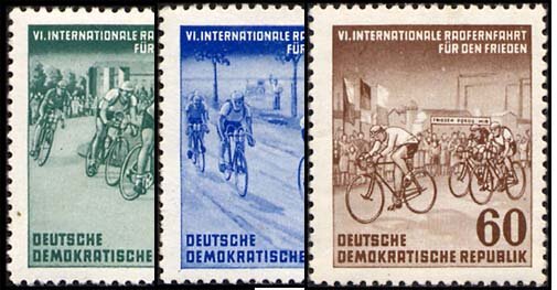 DDR 1953 Mi.-Nr. 355-357 - postfrisch