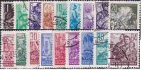 DDR 1953 Mi.-Nr. 362-379 - gestempelt