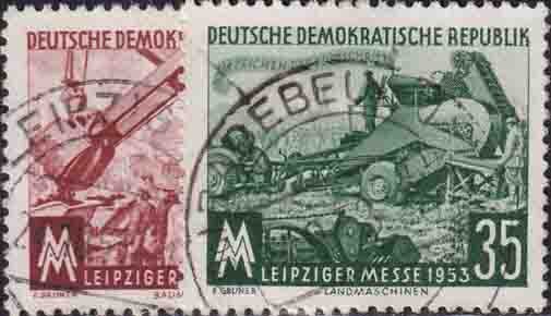 DDR 1953 Mi.-Nr. 380-381 - gestempelt