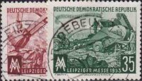 DDR 1953 Mi.-Nr. 380-381 - gestempelt