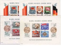 DDR 1953 Block 8-9 A+B - gestempelt
