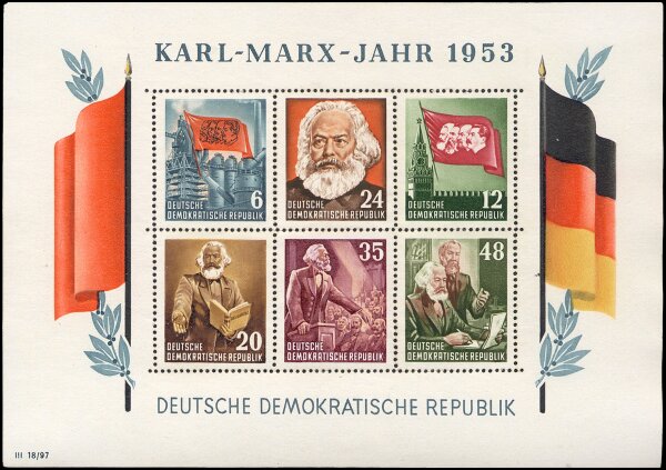 DDR 1953 Block 8 A - postfrisch