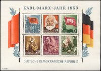 DDR 1953 Block 8 A - postfrisch