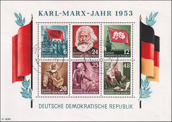 DDR 1953 Block 8 A - gestempelt