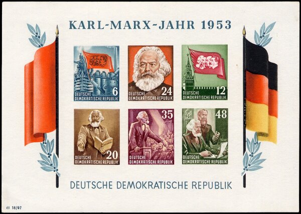 DDR 1953 Block 8 B - postfrisch