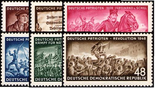 DDR 1953 Mi.-Nr. 398-403 - postfrisch