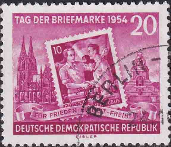 DDR 1954 Mi.-Nr. 445 A - gestempelt