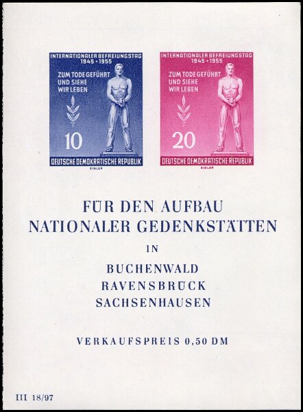 DDR 1955 Block 11 - postfrisch