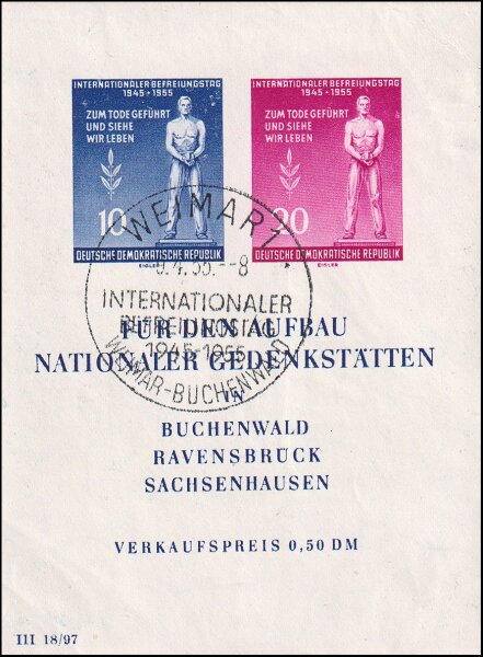 DDR 1955 Block 11 - gestempelt