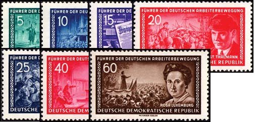 DDR 1955 Mi.-Nr. 472-478 - postfrisch