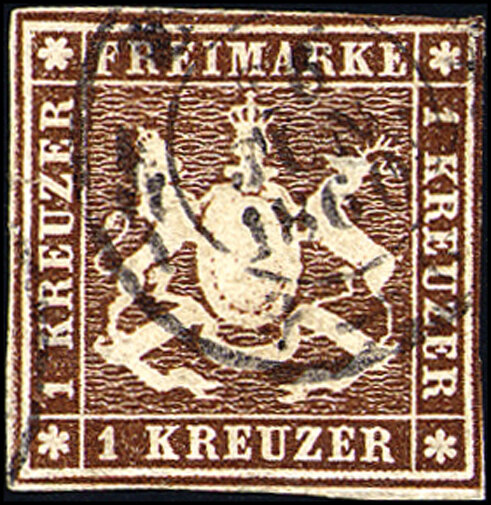 Württemberg 1859 Mi.-Nr. 11 - gestempelt