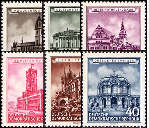 DDR 1955 Mi.-Nr. 491-496 - postfrisch