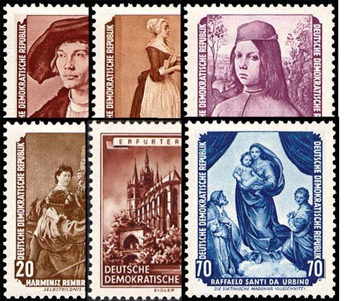 DDR 1955 Mi.-Nr. 504-509 - postfrisch