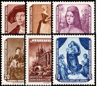 DDR 1955 Mi.-Nr. 504-509 - postfrisch