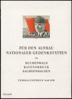 DDR 1956 Block 14 - postfrisch