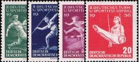 DDR 1956 Mi.-Nr. 530-533 - postfrisch