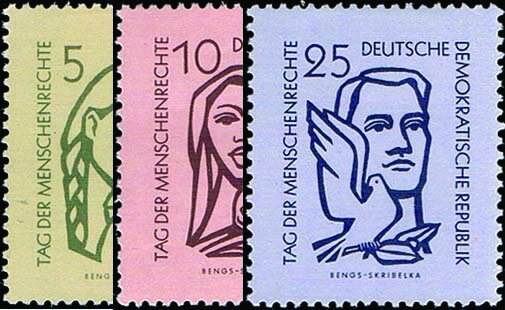 DDR 1956 Mi.-Nr. 548-550 - postfrisch