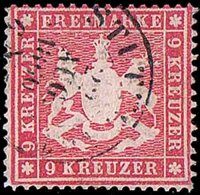Württemberg 1861 Mi.-Nr. 19 xa - gestempelt