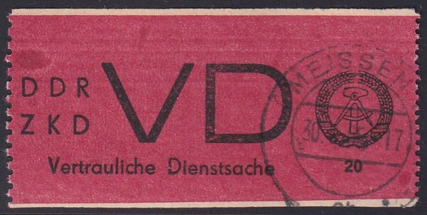 DDR Dienst D 1965 Mi.-Nr. 1 C - gestempelt