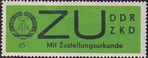 DDR Dienst E 1965 Mi.-Nr. 2 x - postfrisch