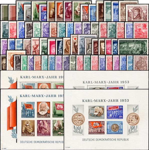 DDR Jahrgang 1953 - postfrisch