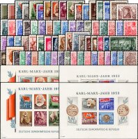 DDR Jahrgang 1953 - postfrisch