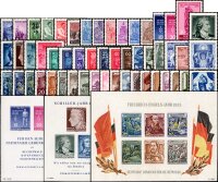 DDR Jahrgang 1955 - postfrisch