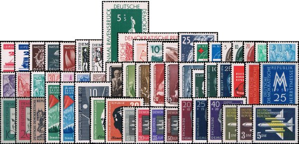 DDR Jahrgang 1957 - postfrisch