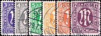 Bizone 1945 Mi.-Nr. 10-15 - gestempelt