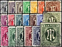 Bizone 1945 Mi.-Nr. 16-35 - gestempelt